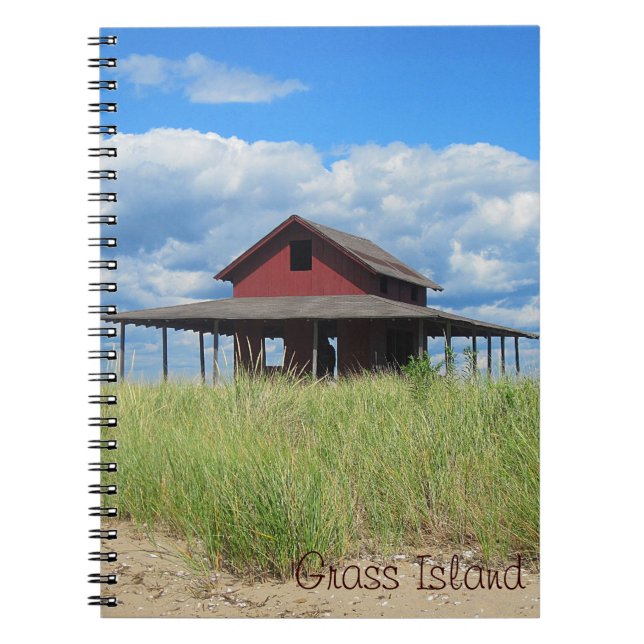 Grass-Island-Notebook Notizblock (Vorderseite)