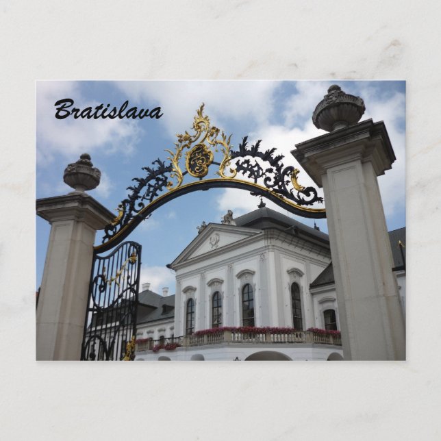Grassalkovich bratislava gate postkarte (Vorderseite)