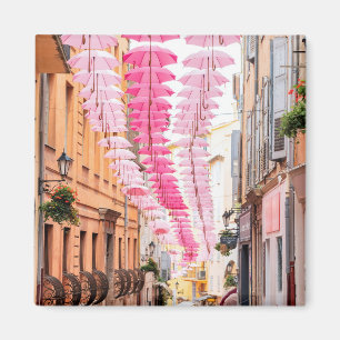 Grasse Frankreich Provence Straßen Regenschirme Magnet