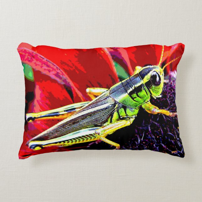 Grasshopper Akzent Kissen (Vorderseite)