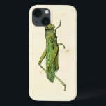 Grasshopper in der Printwerbung Case-Mate iPhone Hülle<br><div class="desc">Dieser Limone,  grenzenlose Druck zeichnet sich durch einen grünen Grashüpfer auf cremefarbenem Hintergrund aus. Ein Vision Studio Original,  das wäre ein großartiges Geschenk für Insekten oder Naturliebhaber in Ihrem Leben!</div>