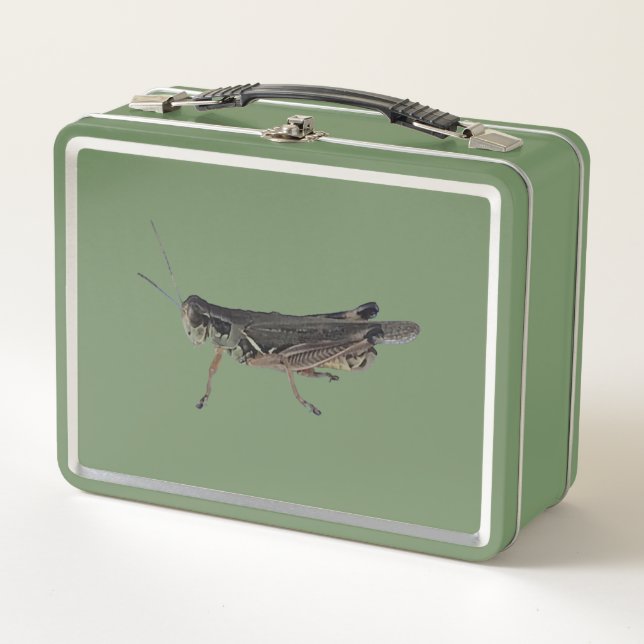 Grasshopper Insekt Foto Lunch Box (Vorderseite)