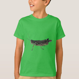 Grasshopper Insekt-Foto, Seitenansicht auf Hemden T-Shirt