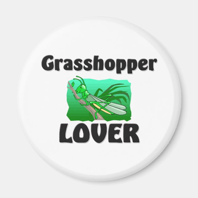 Grasshopper Lover Magnet (Vorne)