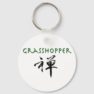 Grasshopper mit dem Symbol "Zen" Schlüsselanhänger