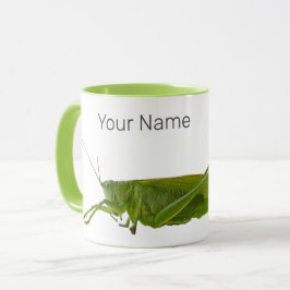 Grasshopper oder Retro-Insekt Tasse