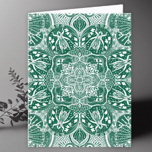 Grasshoppers Mandala Art Blank Dankeskarte