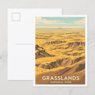 Grasslands National Park Saskatchewan Kanada Postkarte