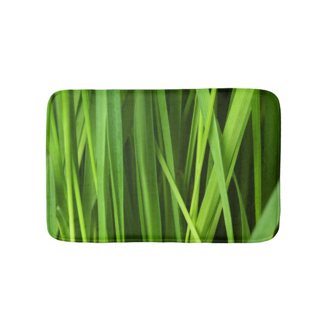 Grasstrahlen Badematte (Vorderseite)