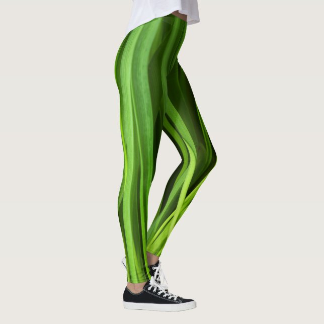 Grasstrahlen Leggings (Rechts)