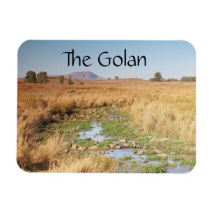 Grassy Plateau and Stream, Golanhöhen Magnet