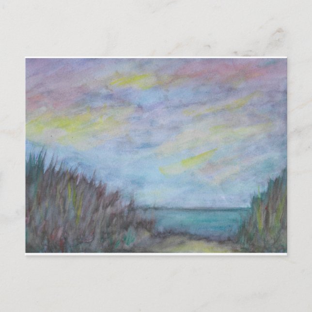 Grassy Shore Postcard Postkarte (Vorderseite)