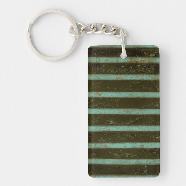 Grate d'air turquoise contemporaine (Devant)
