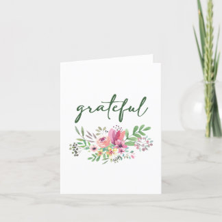 Grateful Card Dankeskarte