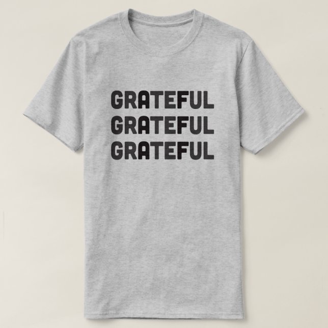 GrAteFul | T - SHIRT | Subtile AF (Design vorne)