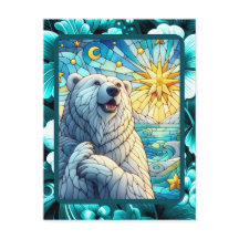 Grateure Polar Bären Imitate aus Glas