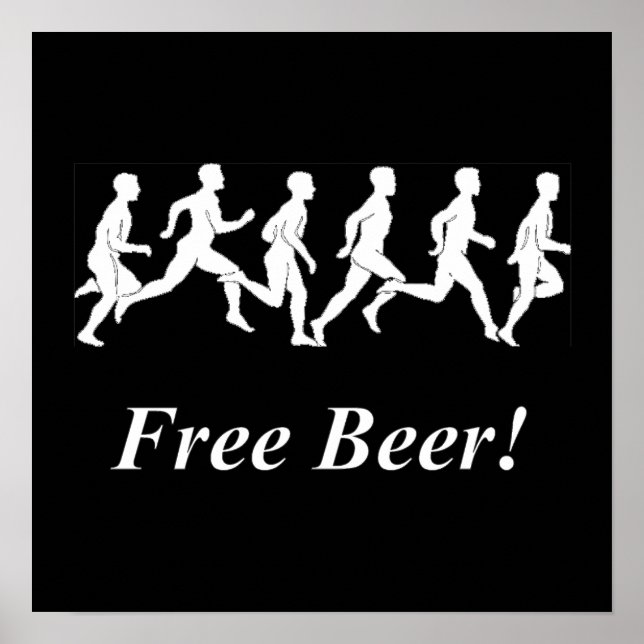 Gratis Bier! Poster (Vorne)