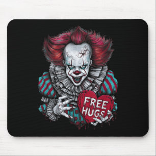 Gratis ein Hugs Beängstigend Clown Valentine Hallo Mousepad