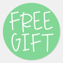 Gratis Geschenksticker Runder Aufkleber