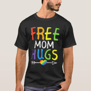 Gratis Mama Hugs LGBT Pride Festival Monat Regenbo T-Shirt