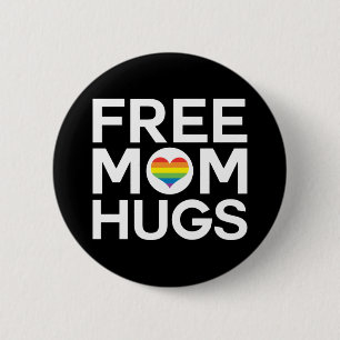 Gratis-Mama-Hugs-LGBTQ Button