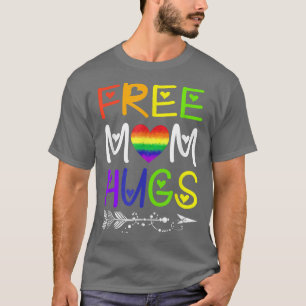 Gratis Mama Hugs T Rainbow LGBT T-Shirt