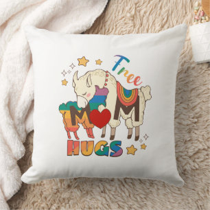 Gratis Mama - Rainbow Sheep LGBTQ Pride Hug Kissen