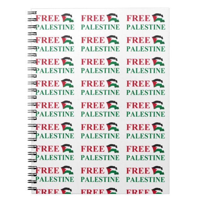 Gratis-Palestine #2-Notebook Notizblock (Vorderseite)