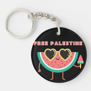 Gratis Palestine Watermelon Palästina niedlich far Schlüsselanhänger