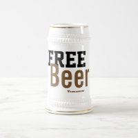 Gratisbier morgen lustiges Trinken stein Tasse Des