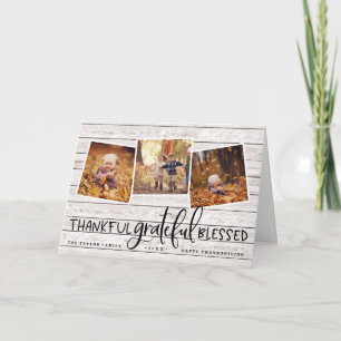 Gratitude Abondante Carte Collage Photo Thanksgivi