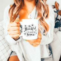 Gratitude Dans Une Coupe Soyez Remercié Mug