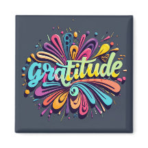 Gratitude Frigo Magnet