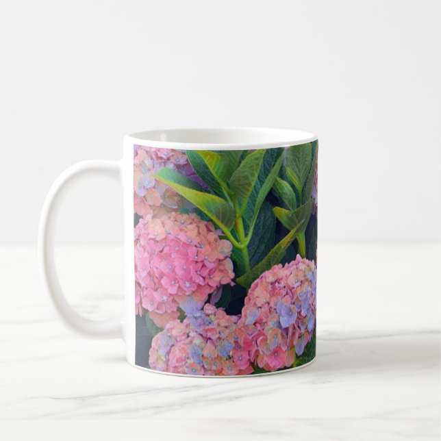 Gratitude Hydrangea Mug (Gauche)
