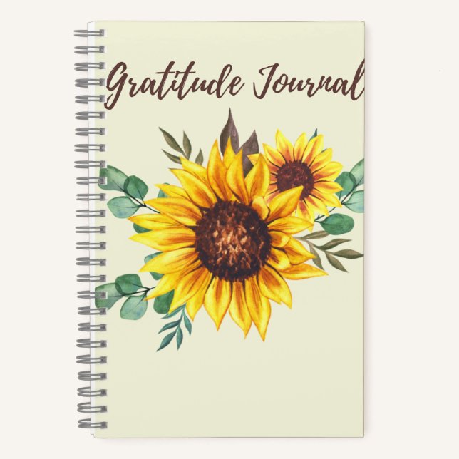 Gratitude Journal-Spiral Notebook Notizbuch (Vorderseite)