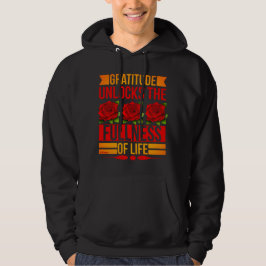GRATITUDE LÖSCHT DIE VOLLSTÄNDIGKEIT DES inspirier Hoodie