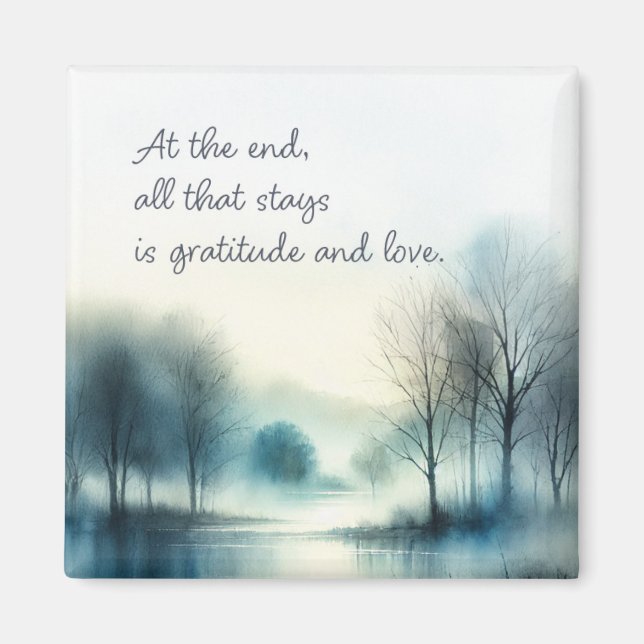 Gratitude & love magnet (Vorne)