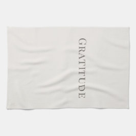 Gratitude – Minimal Typography Design Geschirrtuch