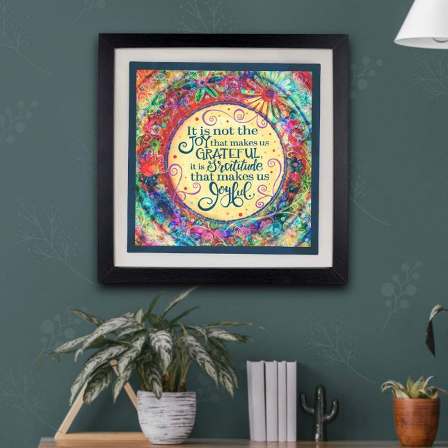 ‘Gratitude nous rend joyeux’ Photo d'Inspiritisme (Créateur téléchargé)