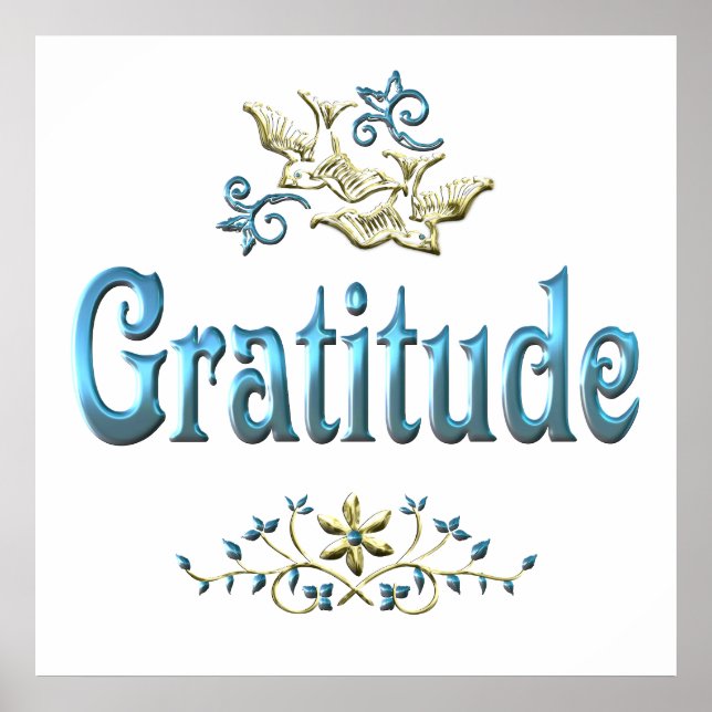 GRATITUDE POSTER (Vorne)