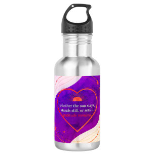 Gratitude Remains™: Achtsame Hydratation Gute Na Edelstahlflasche