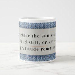 Gratitude Remains: Nice Day & Better Night Always  Jumbo-Tasse