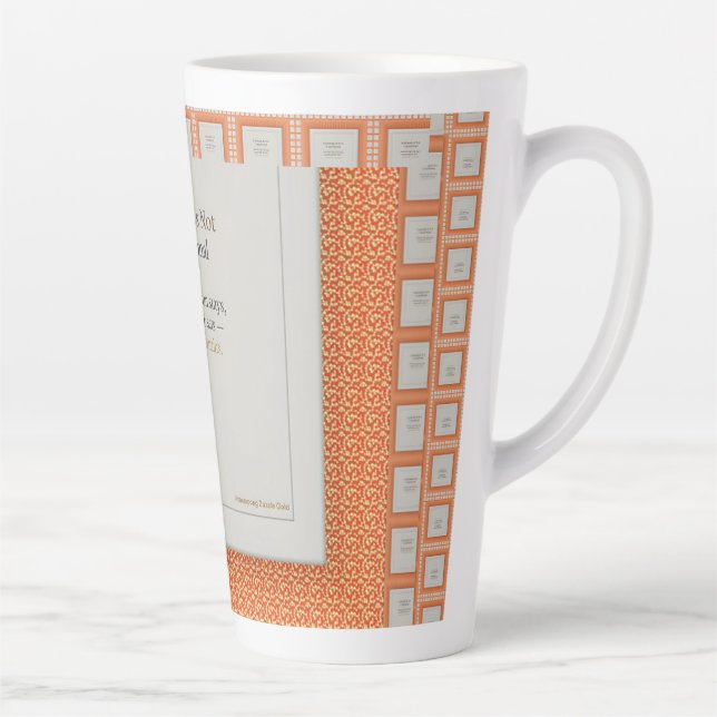 Gratitude Remains: Stillness Holds Gratitude Every Milchtasse (Rechts)