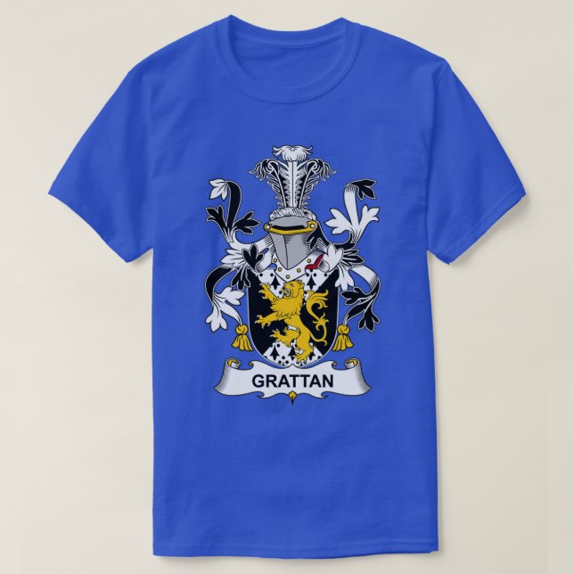 Grattan-Familienwappen T-Shirt (Design vorne)