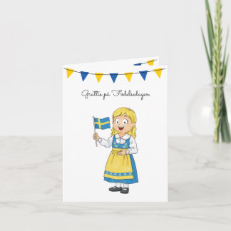 Grattis på Födelsedagen Schweden Geburtstag Karte