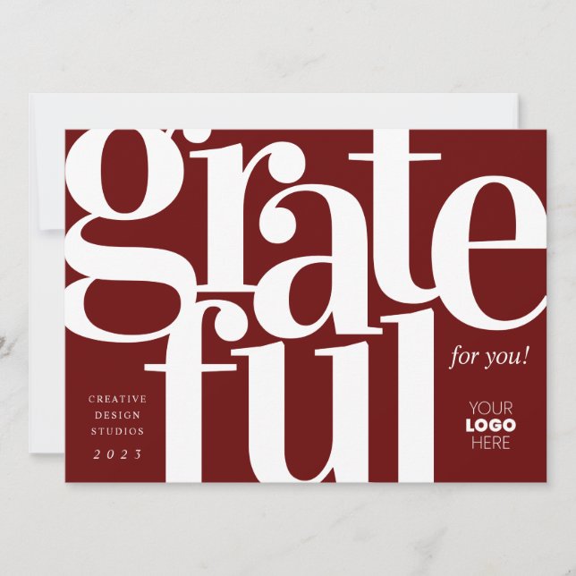 Gratuit Carte de vacances Red Business moderne (Devant)