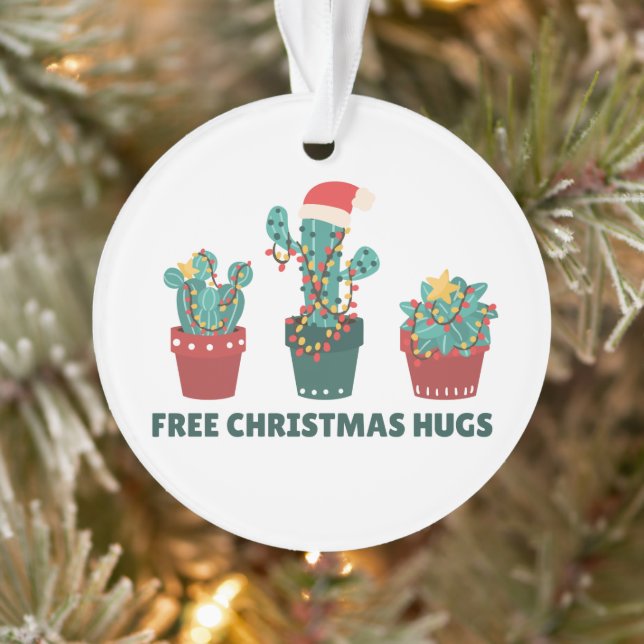 Gratuit Enceintes de Noël Funny Cactus Ornement Pl (Arbre)