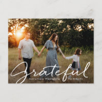 Gratuit Script Thanksgiving Carte postale Carte ph
