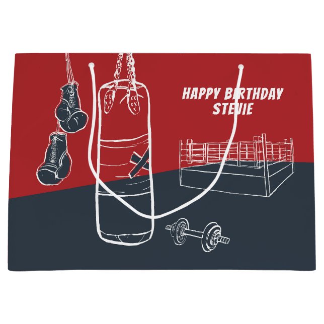 Gratuit TIme Boxe Grand Sac Cadeau (Devant)