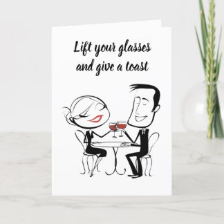 "GRATULATION AUF IHRER VERLOBUNG"-KARTE KARTE